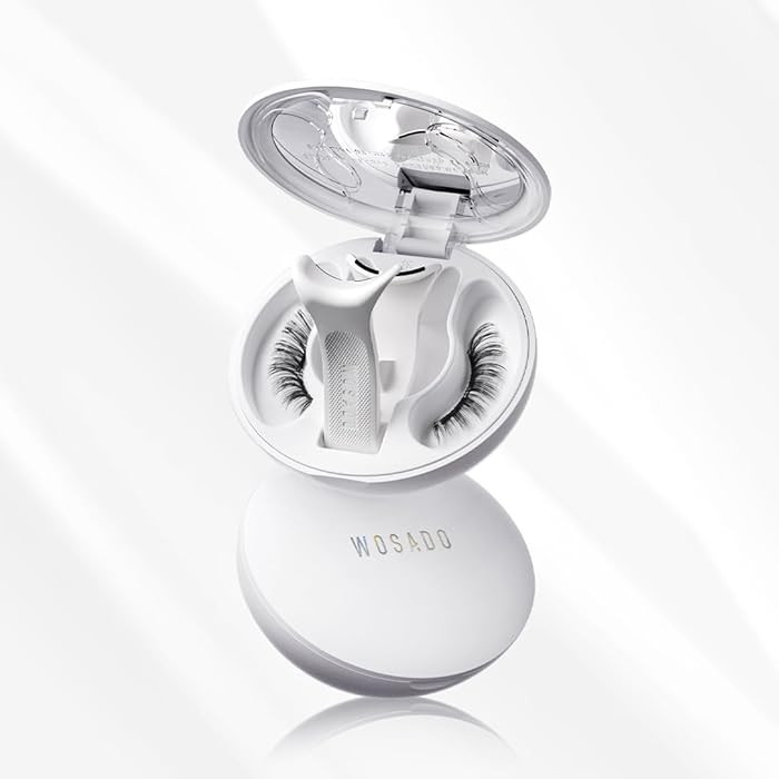 WOSADO Soft Magnetic Eyelashes Kit with Applicator, [Tulip] 22mm Reusable Glue-free Wispy Magneti... | Amazon (US)