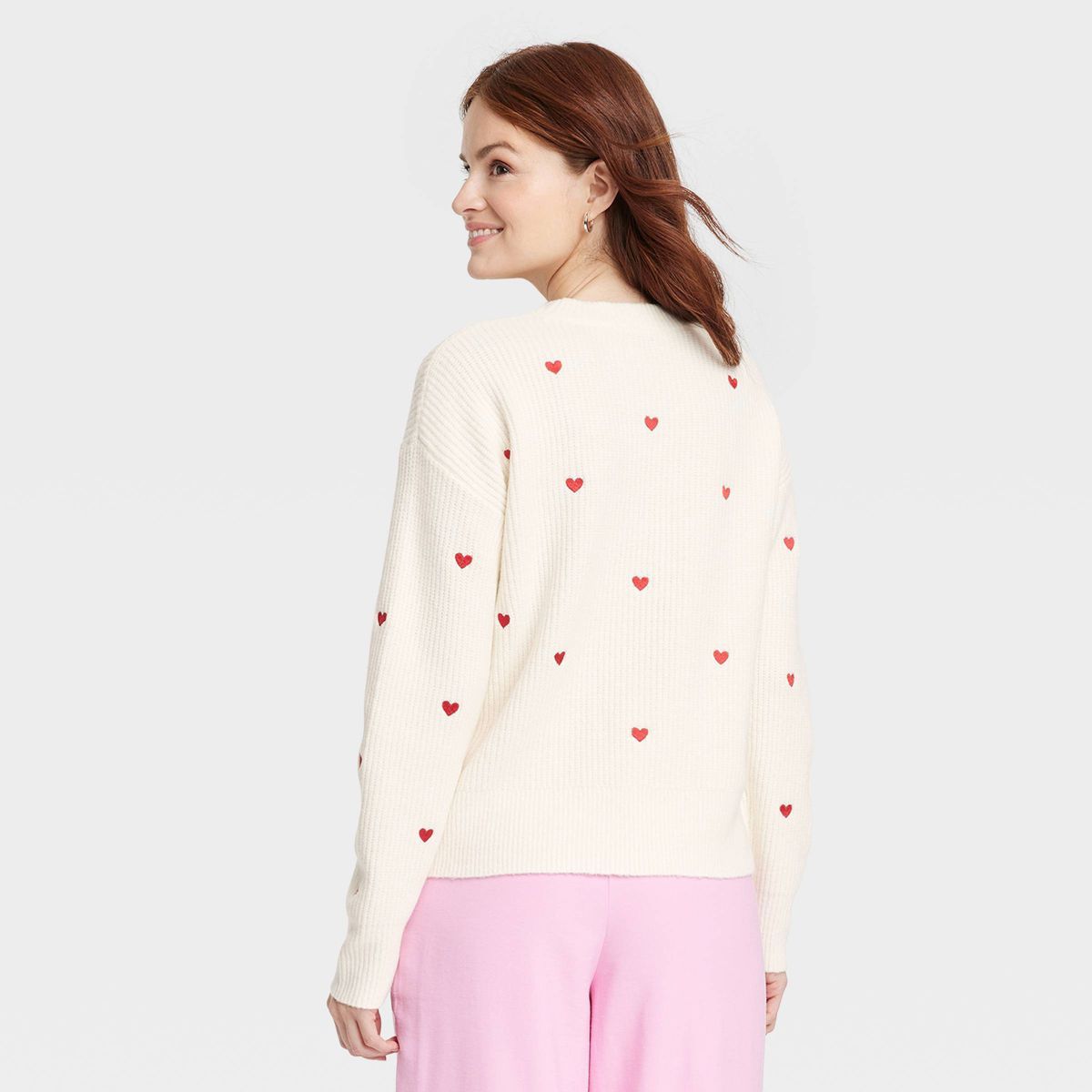 Women's Crewneck Pullover Valentine’s Day Sweater - A New Day™ | Target