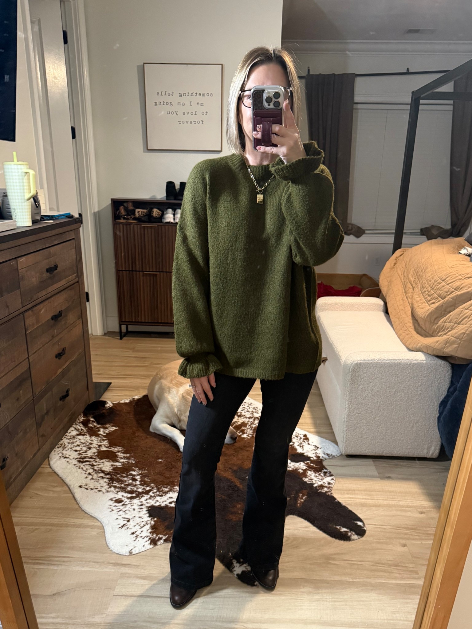 Sweater small
Jeans 26 short 


#LTKPetite #LTKOver40 #LTKStyleTip