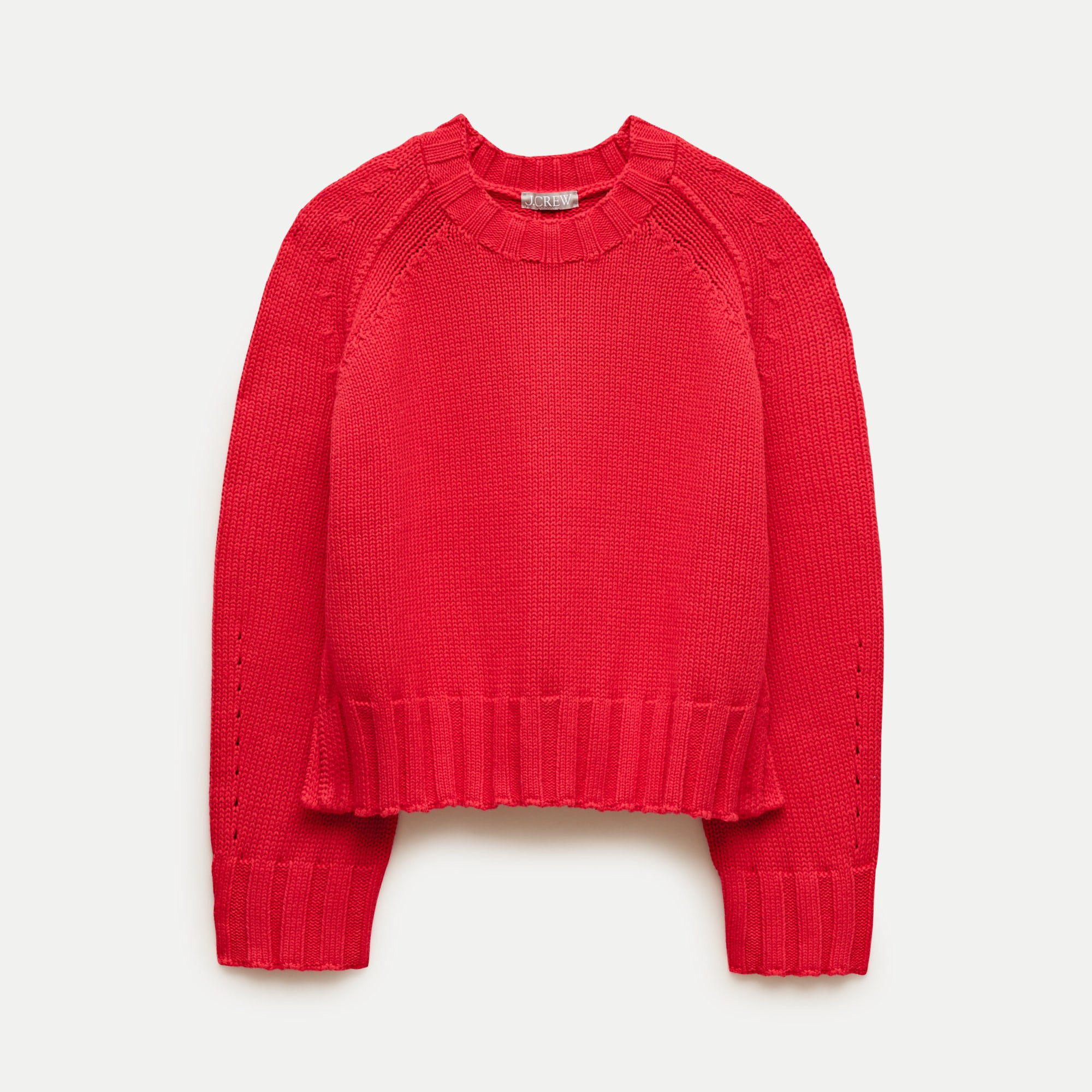 Rive crewneck in cotton | J. Crew US