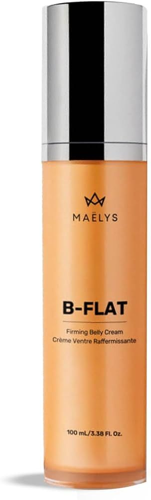 MAËLYS Cosmetics B-FLAT Belly Firming Cream Skin Tightening & Cellulite Cream for Stomach, Moist... | Amazon (US)