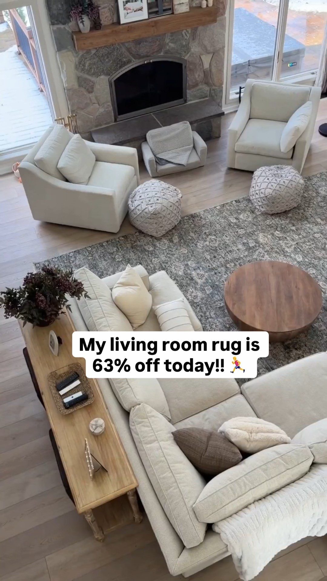 My new living room rug is 63% off today only for Presidents’ Day! Hurry and grab it before the sale ends! 

Come stay awhile, Amanda Vernaci 

#sale alert #wayfairrug #wayfairsale #livingroomrug 

#LTKSaleAlert