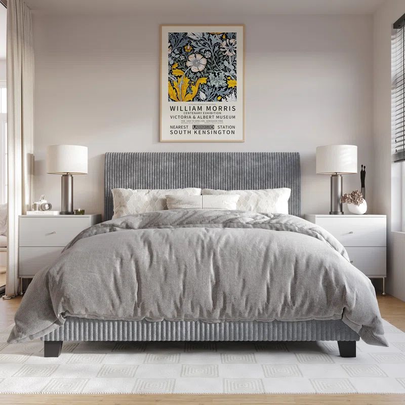Pravesh Upholstered Standard Bed | Wayfair North America