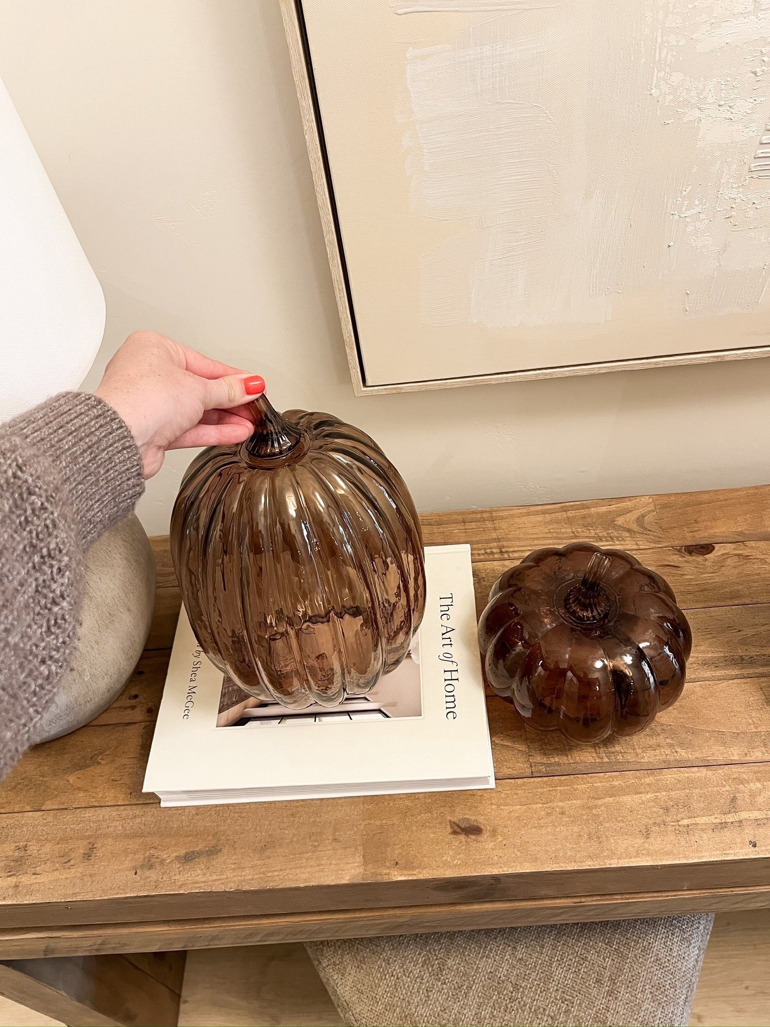 These glass pumpkin decoration from Target are some of my fall favorites 🙌🏼

Style tips - Home decor - Fall fashion#LTKStyleTip