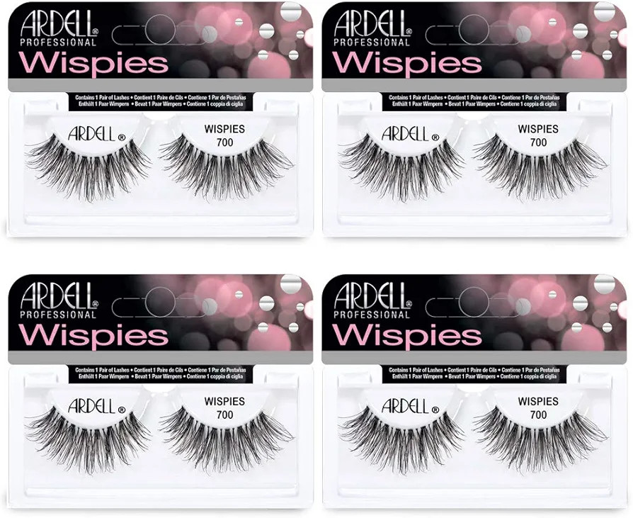 Ardell Lashes Pro Wispies 700, 4 Pack | Amazon (US)