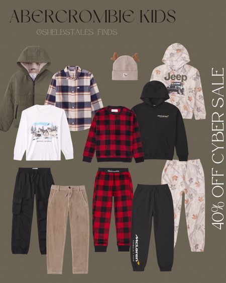 Abercrombie kids is 40% off storewide plus my 15% off code “AFSHELBY” stacks. We love Abercrombie for our kiddos. It’s good quality, fits well and is super soft  

#LTKkids #LTKGiftGuide #LTKCyberWeek