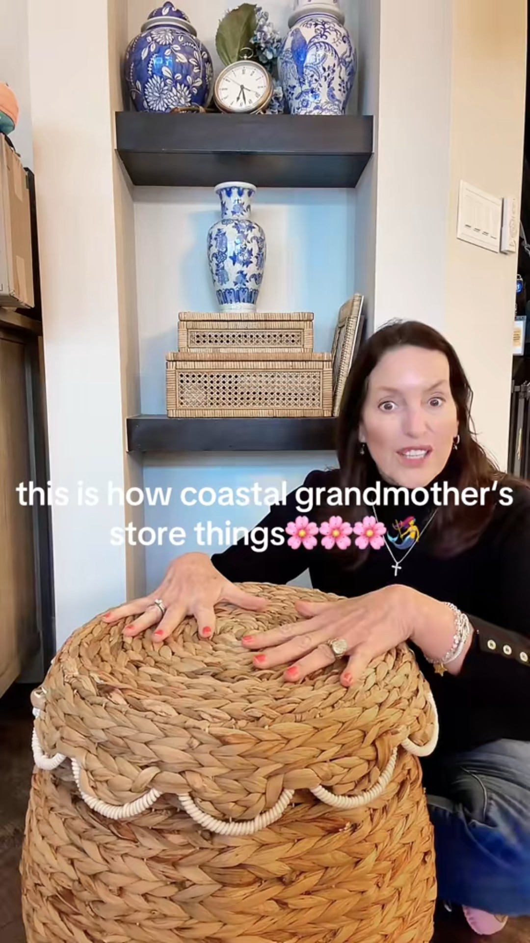 Coastal  grandmothers use pretty baskets to. store clutter - this one is so pretty with the scalloped edges - although they do have other choices #storage#organization #baskets

#LTKHome