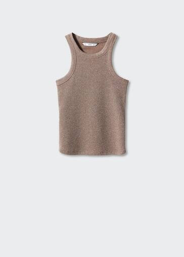 Top coste metallizzato | Mango IT