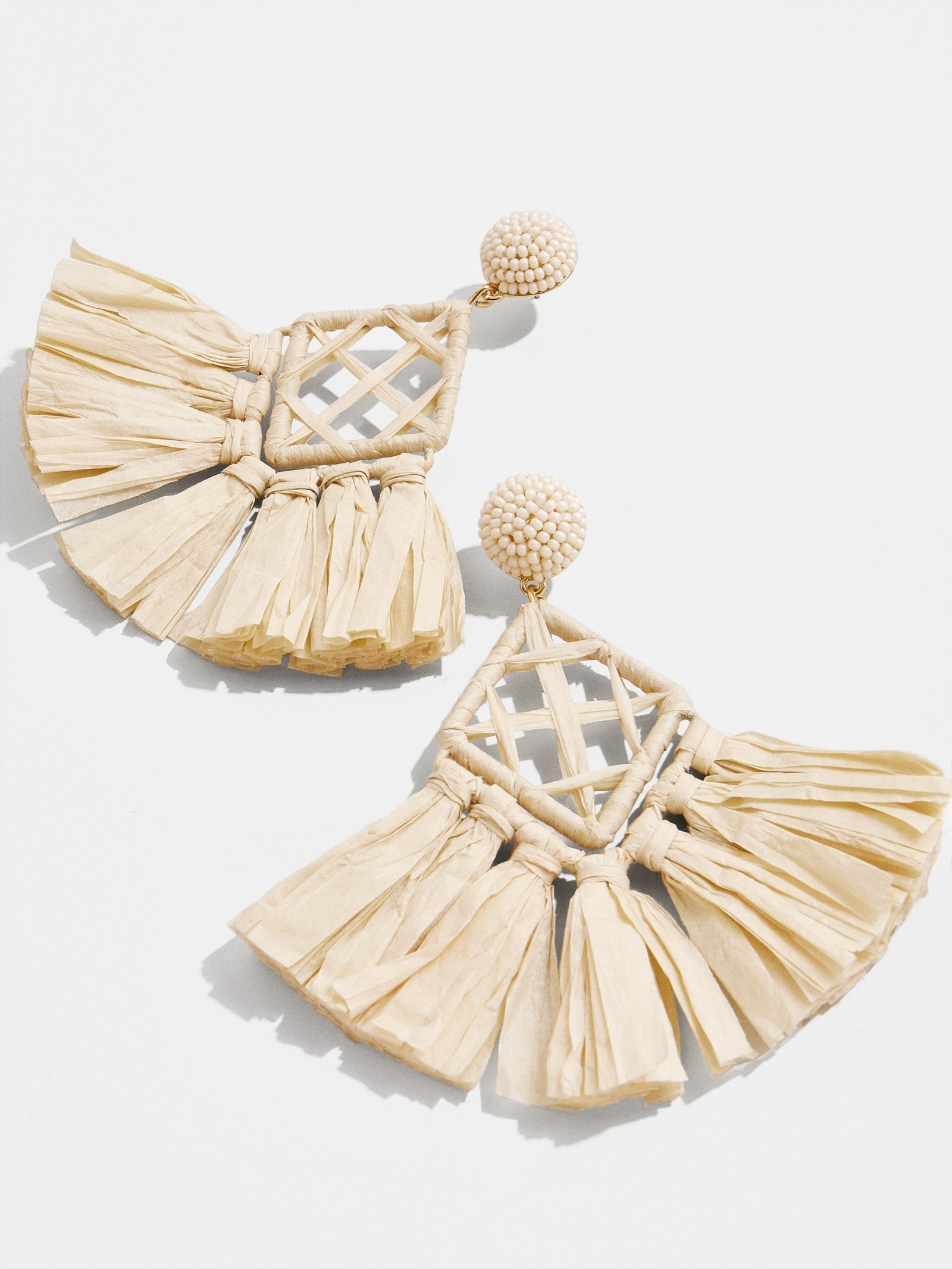 Sahari Raffia Drop Earrings | BaubleBar (US)