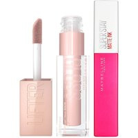 Maybelline Lifter Gloss and Superstay Matte Ink Lipstick Bundle (Various Shades) - 30 Romantic | Look Fantastic (UK)