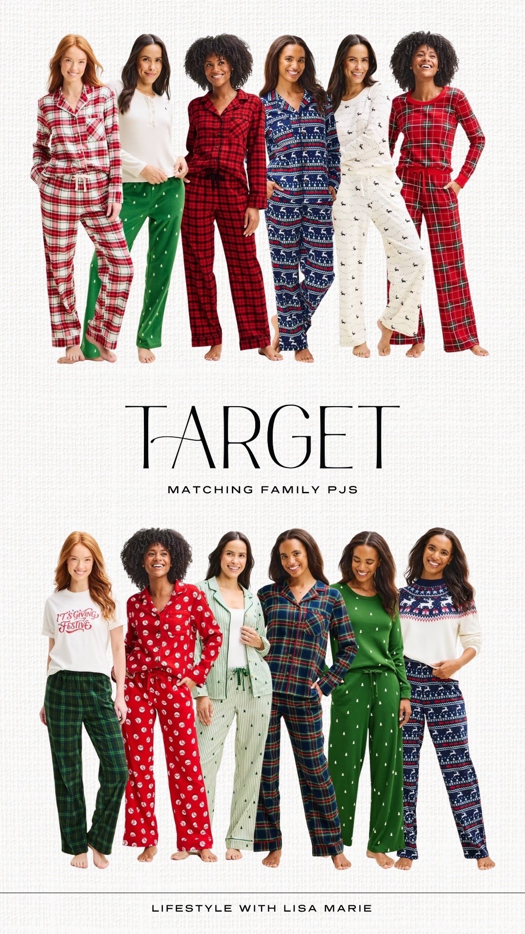 New Target matching family holiday pjs! Matching two piece pajama and loungewear sets. Christmas morning pajamas. Family photo pjs. Plaid and holiday print pajamas. Drawstring pj pants. Button down pj tops. Long sleeve pajama sets. Mix and match pajamas. Sibling matching pjs. Warm winter pajamas.

#LTKmomlife #LTKSeasonal #LTKPetite