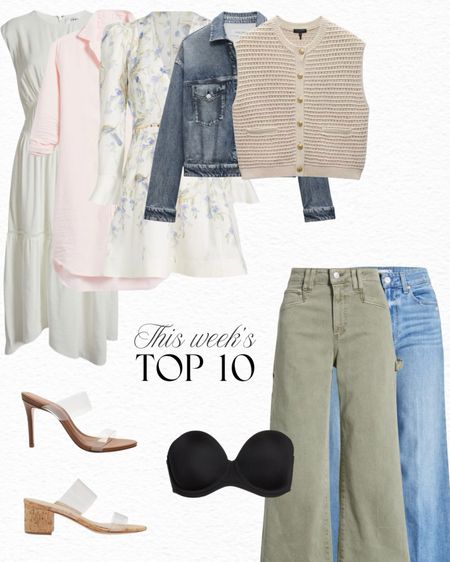 This week’s top 10 best sellers! Featuring my all time favorite strapless bra: the Wacoal Red Carpet strapless bra — that comes with removable, adjustable straps. I have also been obsessed with Paige Anessa jeans and both of these versions are great staples to have in your closet. 

#LTKOver40 #LTKSeasonal #LTKStyleTip