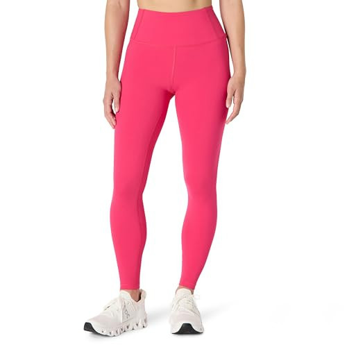 Amazon Essentials Women's Active Total Train High Waist 27.5" Inseam Full Length Gym Workout Leggings, Hot Pink, Large | Amazon (US)