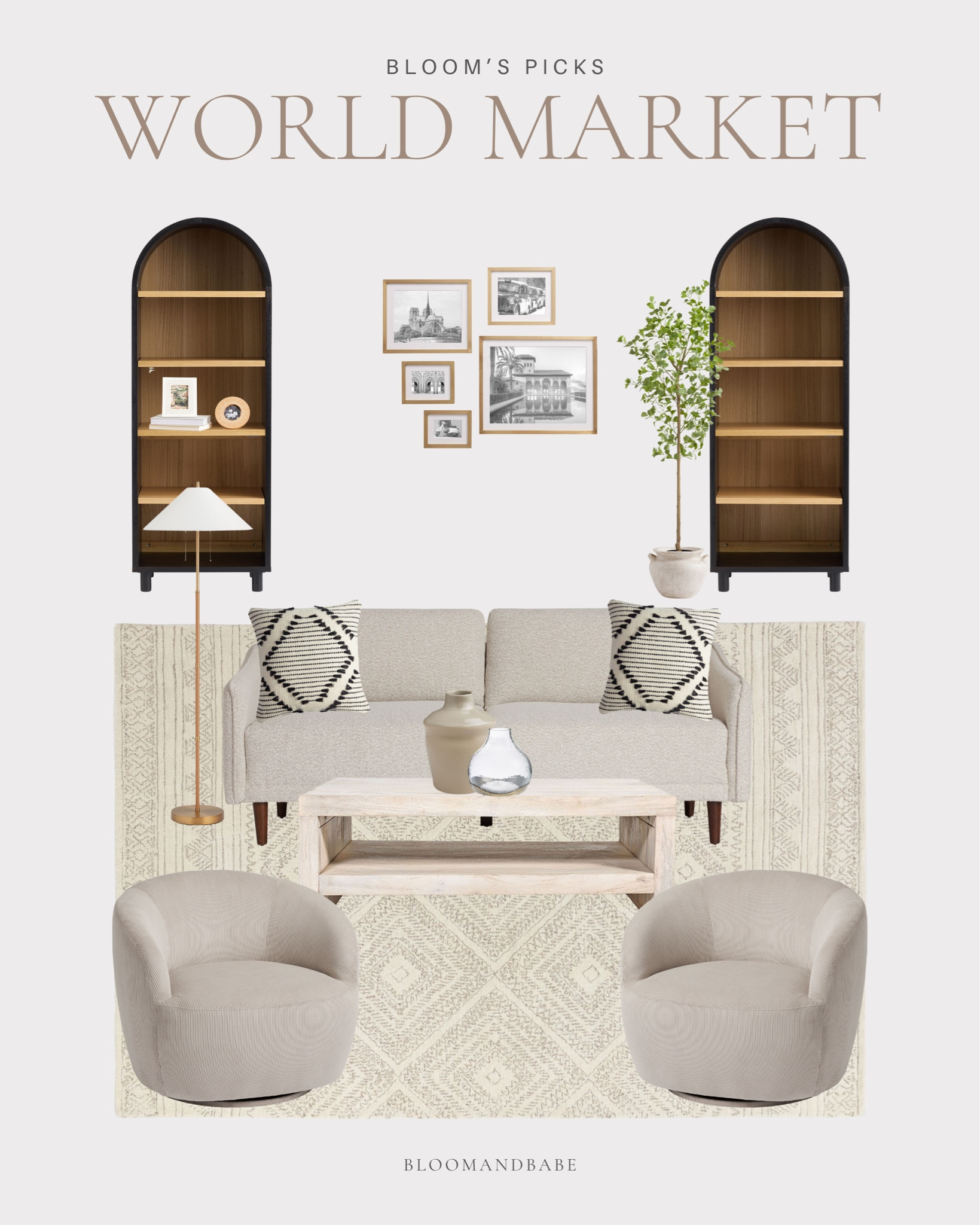 Kelsey Ivory Diamond Tufted Wool … curated on LTK