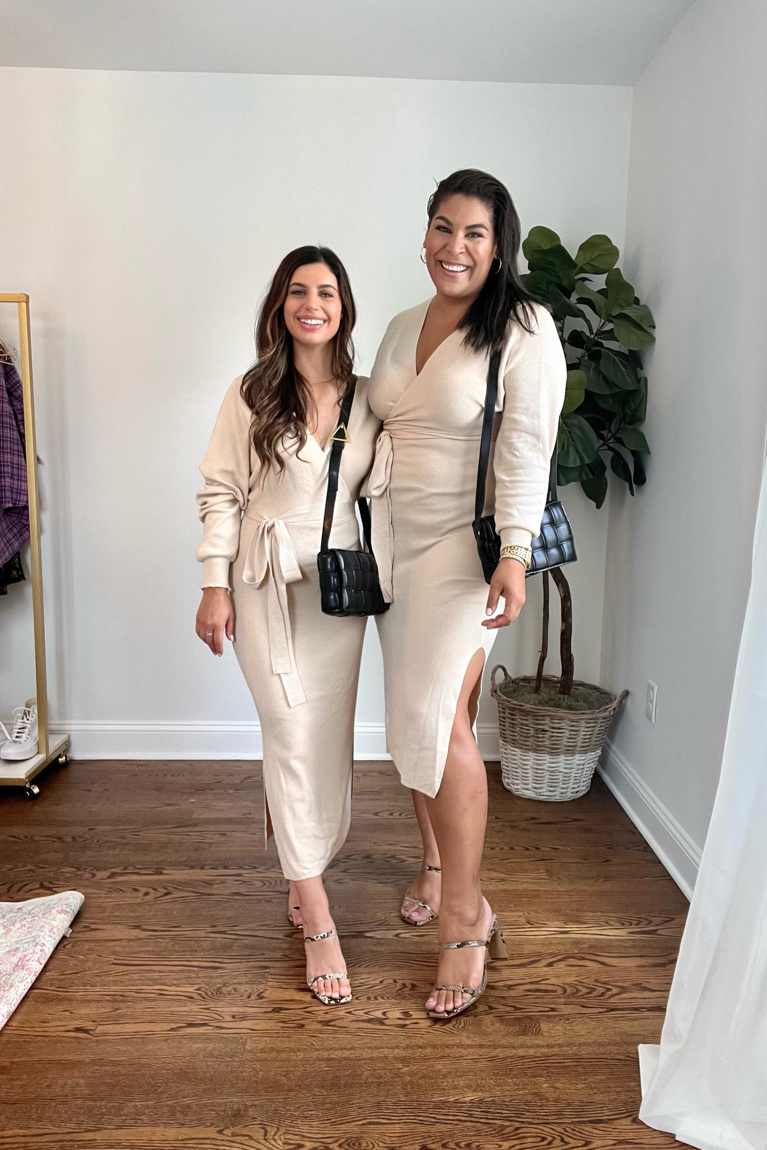IT’s a vibe! Twinning Tuesday! SAME outfit DIFFERENT sizes! 🍂🍁🙌🏽✨

This long sleeve sweater dress is under $40 from @amazonfashion + works with EVERY body type — comes in so many colors too! Love these block heels too, they run TTS! 

✨ Tara @tnstyled is 5’3” size s/4 wearing a size S 
✨ Carlene @queencarlene is a 5’9” size xl/12 wearing a size M 

// amazon fashion, size 4, size 12, sweater dress, amazon fashion, fall dress, fall fashion, fall outfit ideas

#LTKSeasonal #LTKcurves #LTKunder50