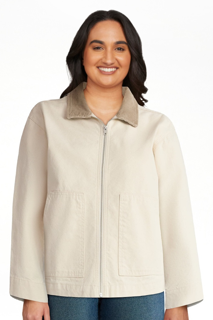 Madden NYC Women's Cotton Canvas Utility Jacket, Sizes XXS-XXL | Walmart (US)