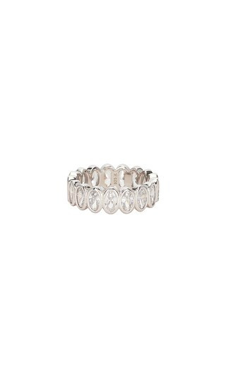 Eternity Band Ring in Silver | Revolve Clothing (Global)