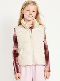 Water-Resistant Quilted Puffer Vest for Girls | Old Navy (US)