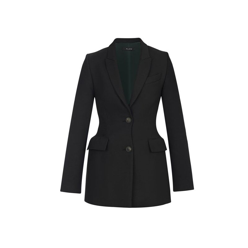 Black Tailored Blazer | Wolf and Badger (Global excl. US)