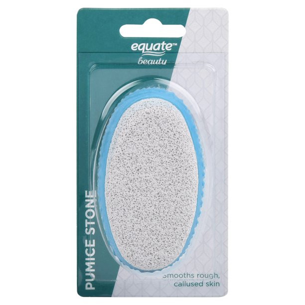 Equate Beauty Oval-Shaped Foot Pumice Stone With Grip Massager - Walmart.com | Walmart (US)