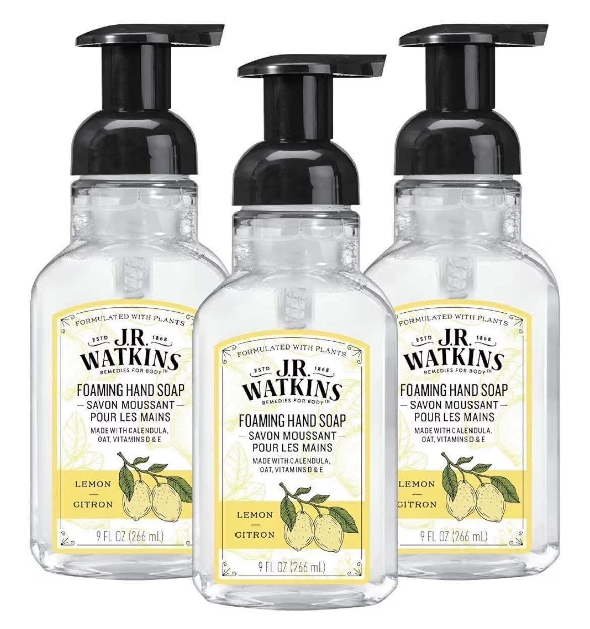 JR Watkins Foam Soap is a favorite in my house since it’s made with all natural ingredients and smells so good!! Amazon has 3 packs of the Lemon 🍋 scent for only $10.44 today, which is an excellent price, as these normally retail for at least $4.99 each! Going fast at this price - has such a lovely, fresh scent!

#LTKSaleAlert #LTKselfcare #LTKHome