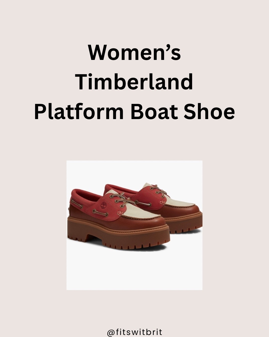 Women’s Timberland Platform Boat Shoe