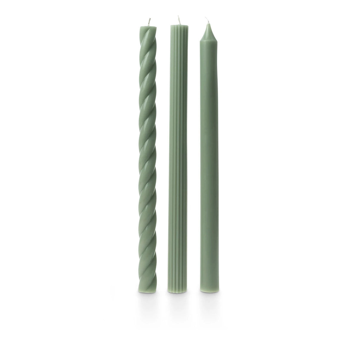 Sage Assorted Candle Tapers | Megan Molten