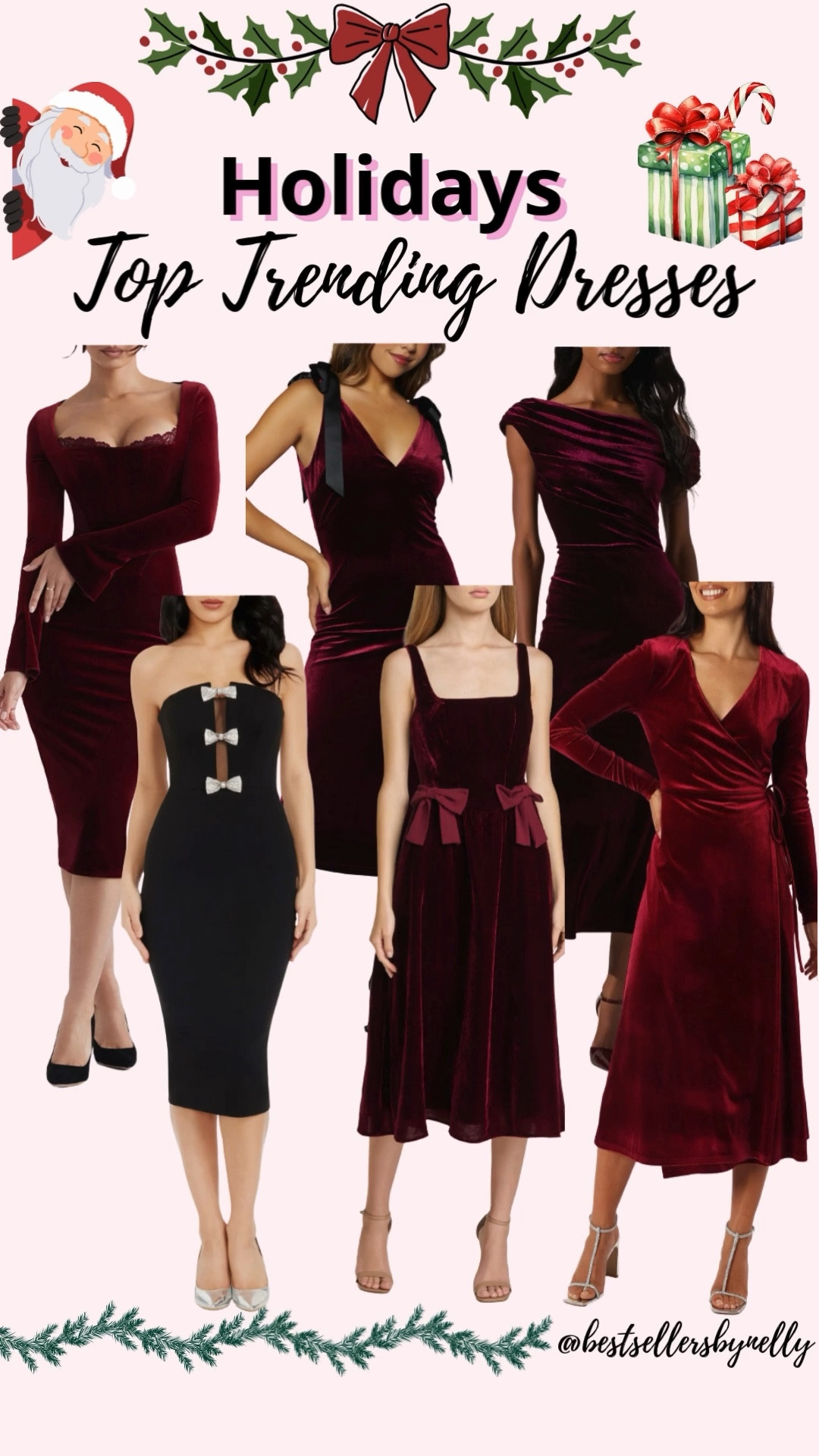 Holiday dress perfection 🤍🎄 

These velvet + bow-detail styles are the ones everyone is grabbing right now! 

So festive, classy, and perfect for every holiday event — from office parties to Christmas photos to NYE.

Linking all the bestsellers plus a few extra options that are still in stock 👏


holiday dresses
christmas dresses
velvet holiday dress
burgundy dress
holiday party outfits
winter wedding guest dress
christmas party dress
nye dress ideas
velvet midi dress
red holiday dress
festive outfits
holiday fashion
Nordstrom holiday dresses
bestselling holiday dress
affordable dresses
holiday outfit inspo
women’s holiday fashion
holiday photos outfits
family photo outfits
winter outfits 2025
cocktail dresses
elegant holiday dress
dressy holiday outfit
maroon velvet dress
seasonal fashion
dress trends 2025
party dresses
holiday dinner outfit
classic holiday style
Nordstrom dresses
christmas eve outfit#LTKCyberWeek

#LTKootd #LTKMidsize #LTKHoliday