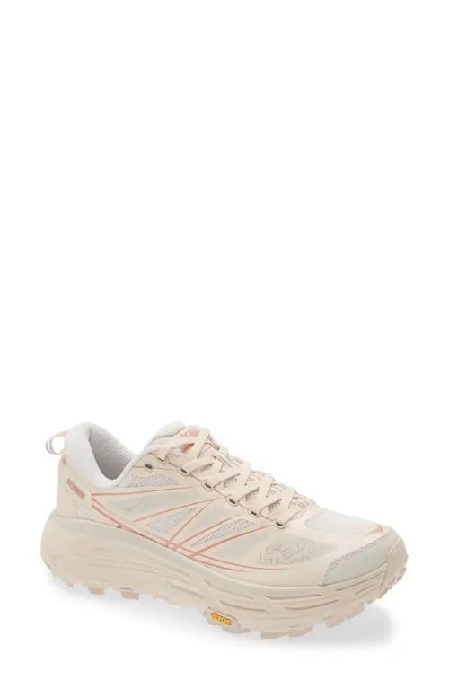 HOKA Gender Inclusive Mafate Speed 2 Sneaker in Beech Wood /Stucco at Nordstrom, Size 7 Women's | Nordstrom