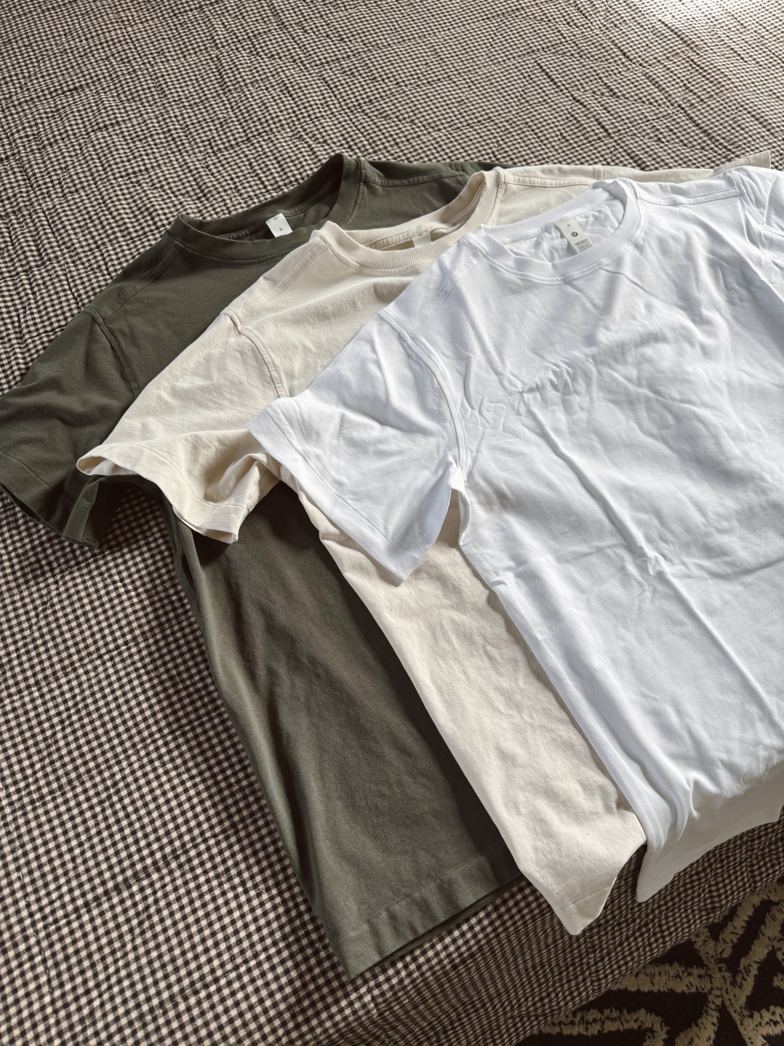 When you find a good tee, you buy it in every color. Basic tees from Lululemon.

#LTKFindsUnder50 #LTKActive #LTKStyleTip