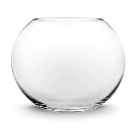 CYS Excel Glass Bubble Bowl (H-4.5 W-5.5 Approx. 1/4 Gal.) Multiple Size Choices Fish Bowl Vase Glas | Walmart (US)