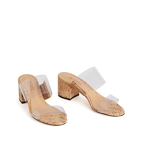 SCHUTZ Victorie Transparente/Natural 8.5 M | Amazon (US)
