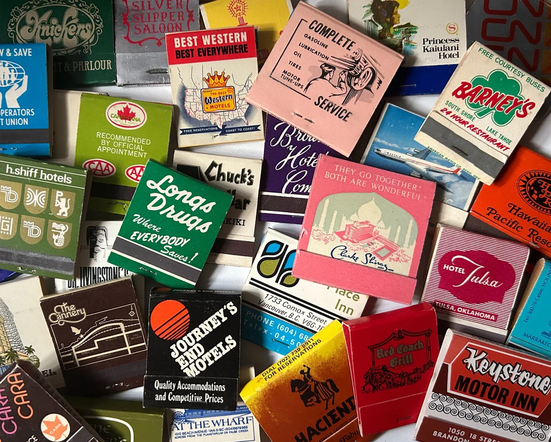 Vintage Matchbooks Random Lot of 5 Unused - Etsy | Etsy (US)