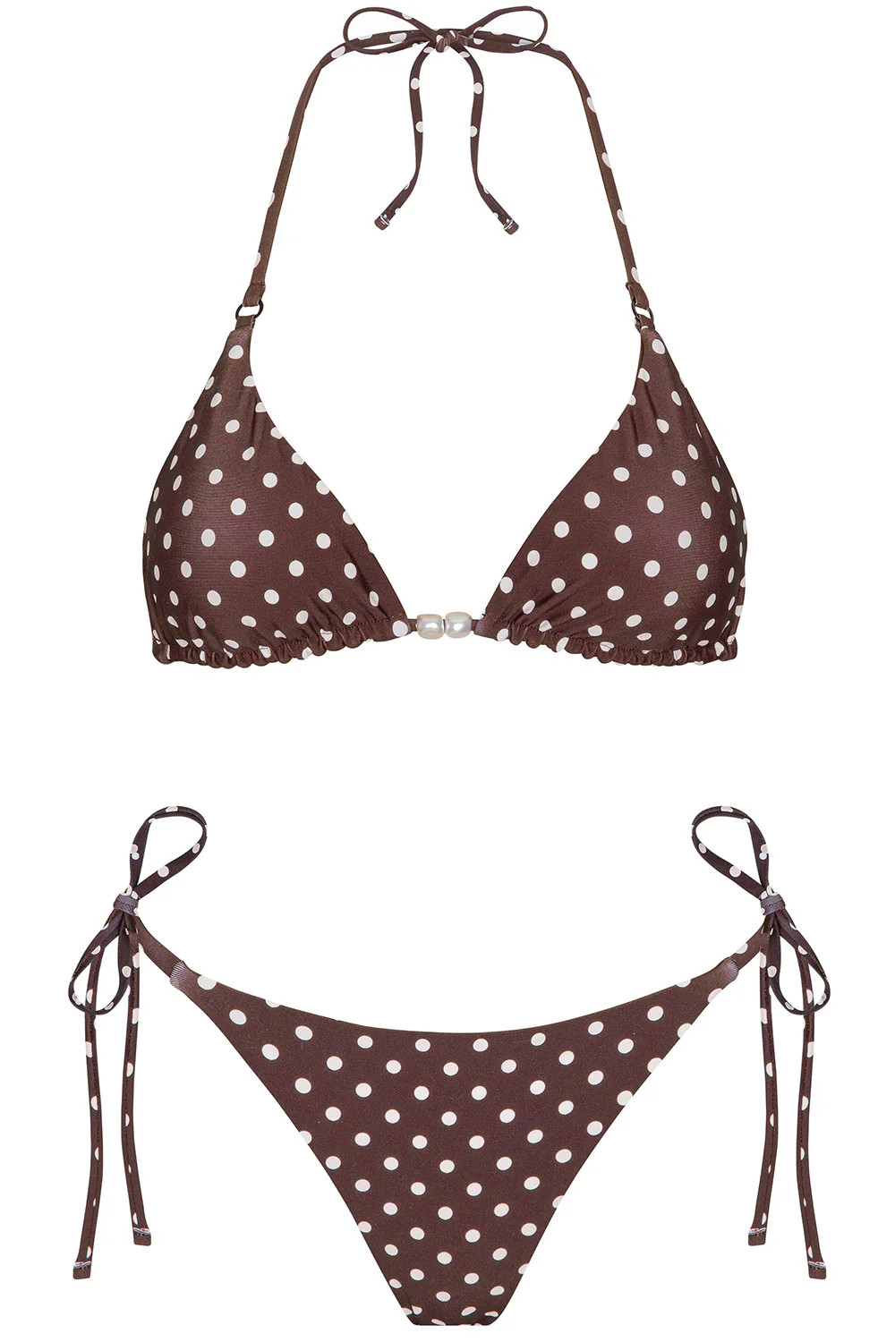 Triangle Bikini Coco Dot Set | VETCHY LLC