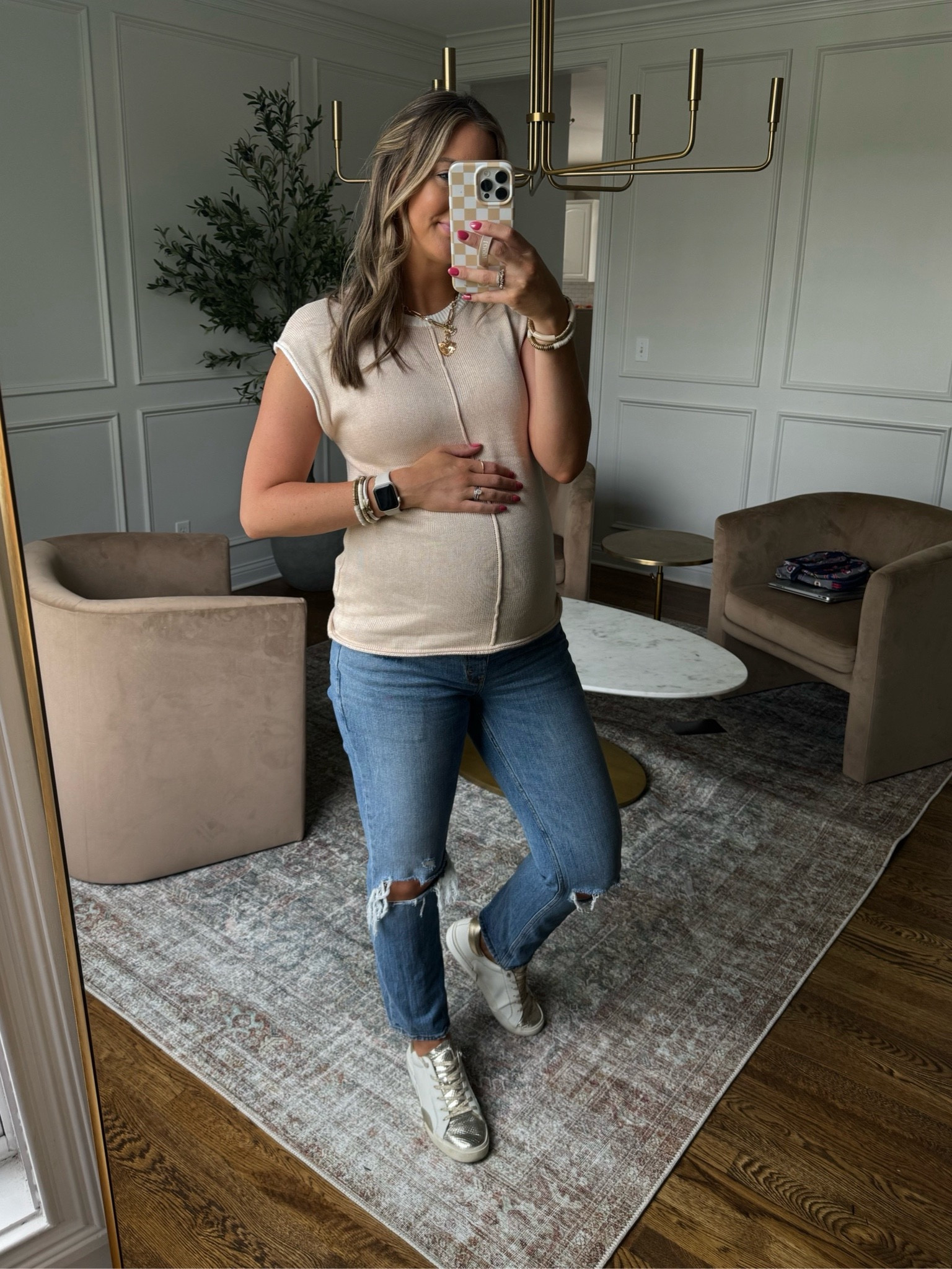 My favorite maternity jeans are in stock
And on sale! If between size up. My cute top is Amazon! 



#LTKBump #LTKSaleAlert #LTKSummerSales