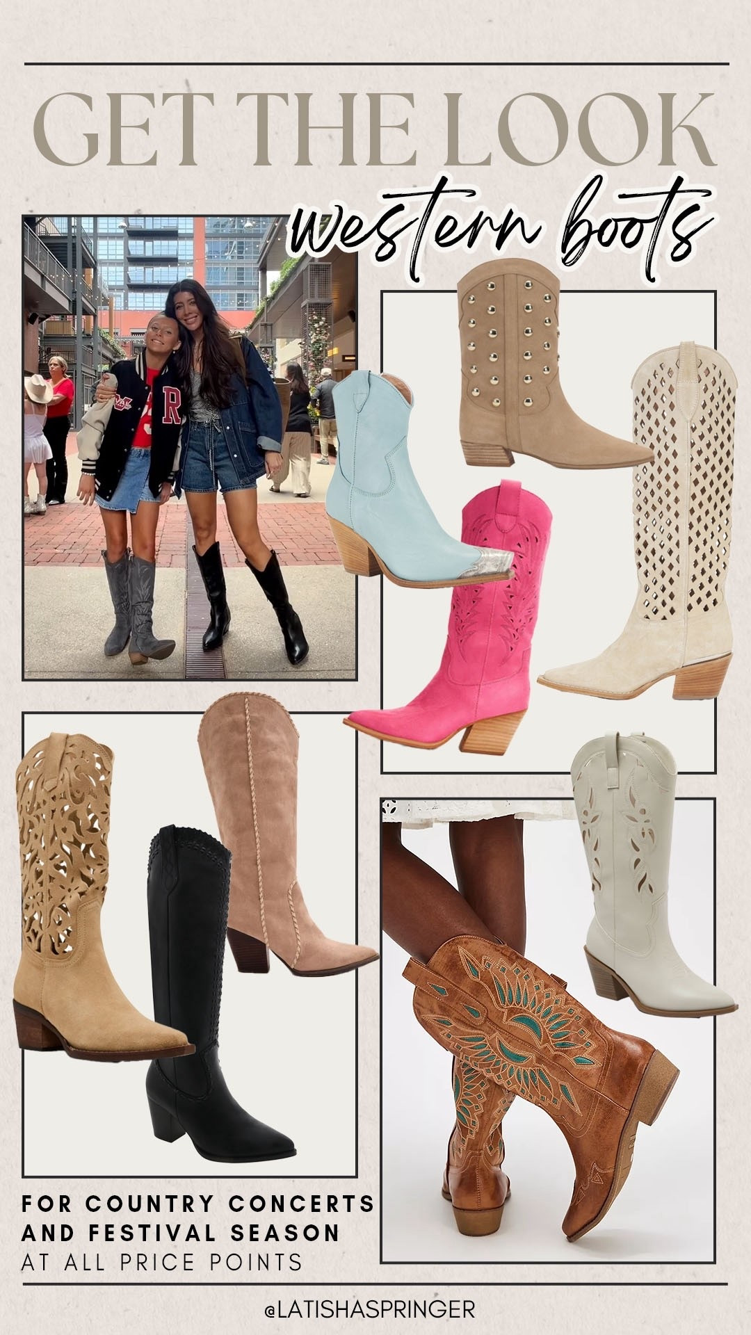 All different western boots for upcoming country concerts, music festivals, etc! 

#westernboots

Trending western style. Western boots. Cute western boots. Pink cowboy boots. Free people western boots. Trendy western boots. Trendy cowboy boots. Country concert outfit  

#LTKSeasonal #LTKFestival #LTKootd