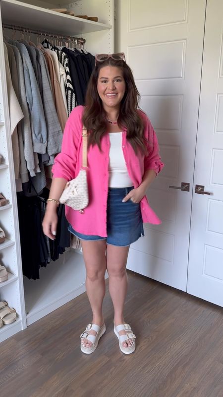 These denim shorts and button down are so comfy and are 30-50% off today. Both come in other colors/washes too. 

Shorts: 18
Shirt: Largee

Follow me @curvestocontour for more midsize XL, Size 14 outfits on @shop.LtK

#summeroutfits #midsize #affordablestyle #size16 #size14style #elevatedbasics #vacationoutfit Casual fashion, elevated basics, mom style, midsize fashion, midsize style, denim shorts, button down shirt, spring fashion, size 14, size 16

#LTKSaleAlert #LTKMidsize #LTKFindsUnder50