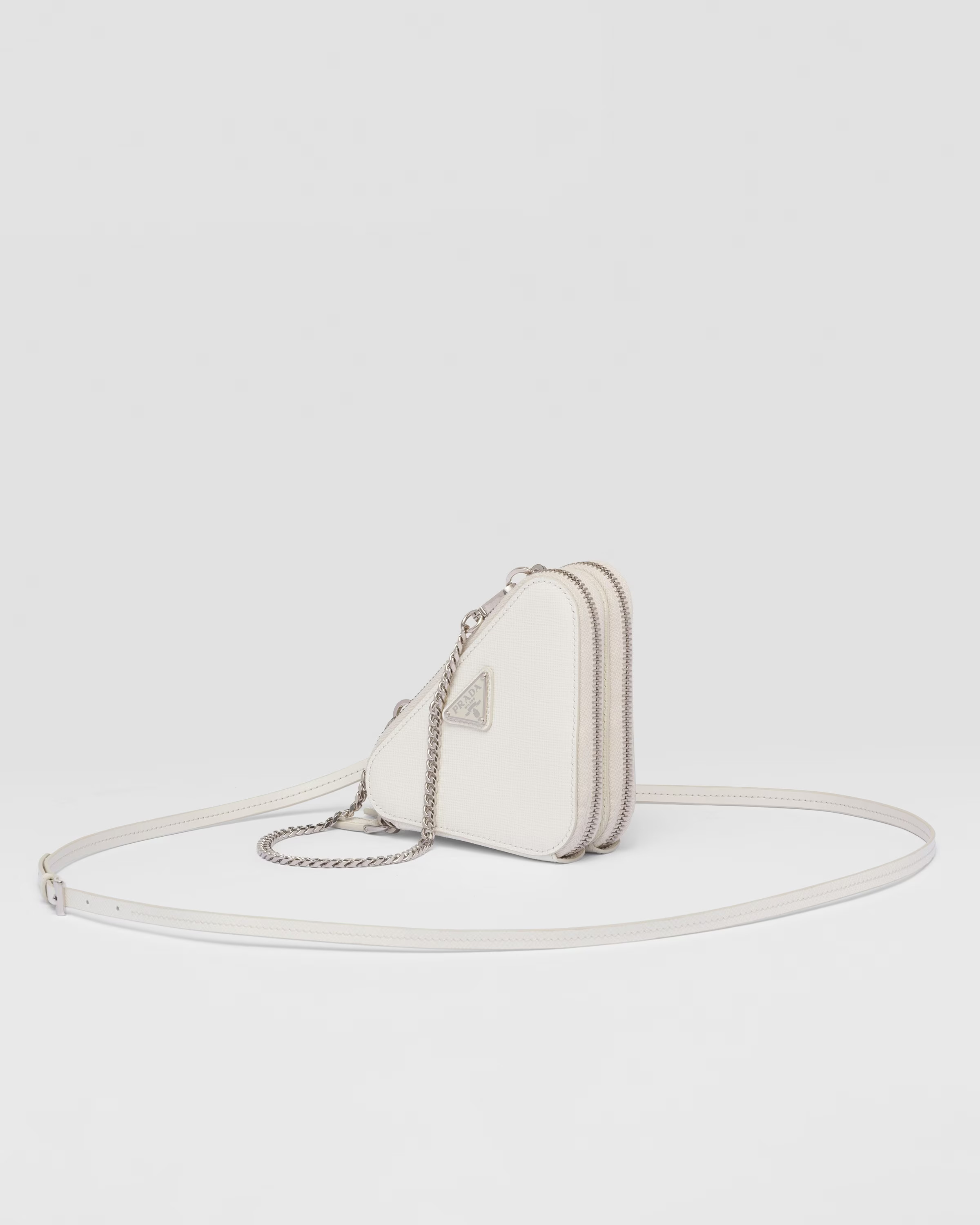 Saffiano leather mini pouch | Prada Spa US