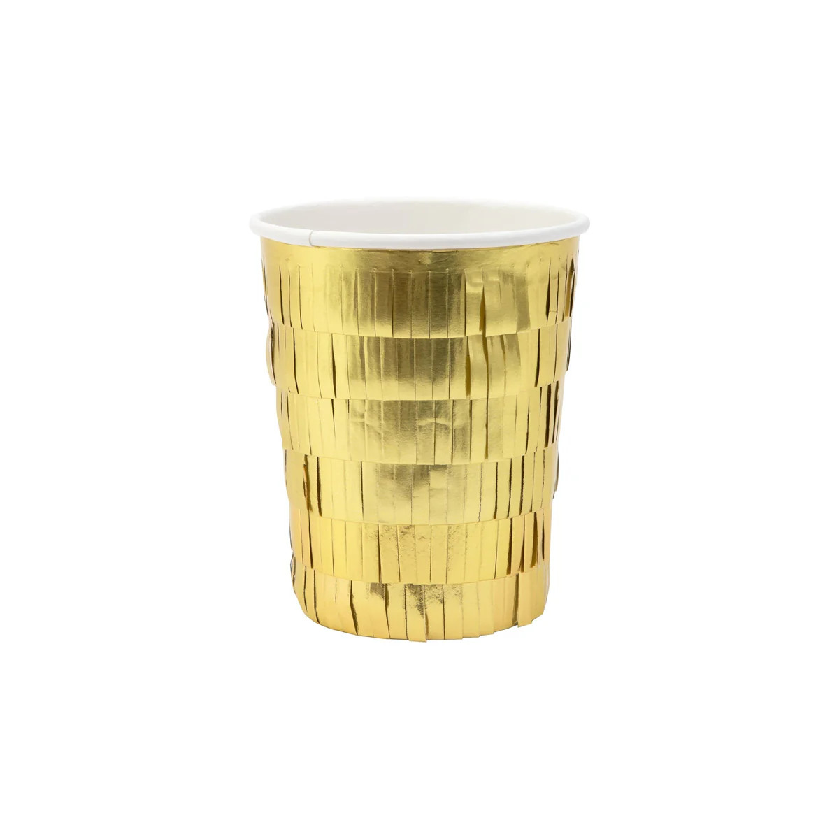 Gold Fringe Party Cups (x 8) | Meri Meri