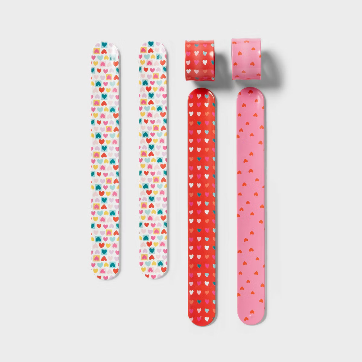 6pc Slap Bracelets Valentine's Day Party Favor Sets - Spritz™ | Target
