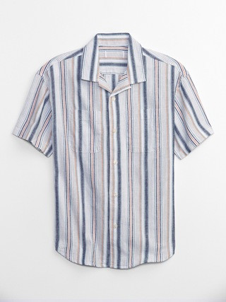 Kids Linen-Blend Shirt | Gap Factory