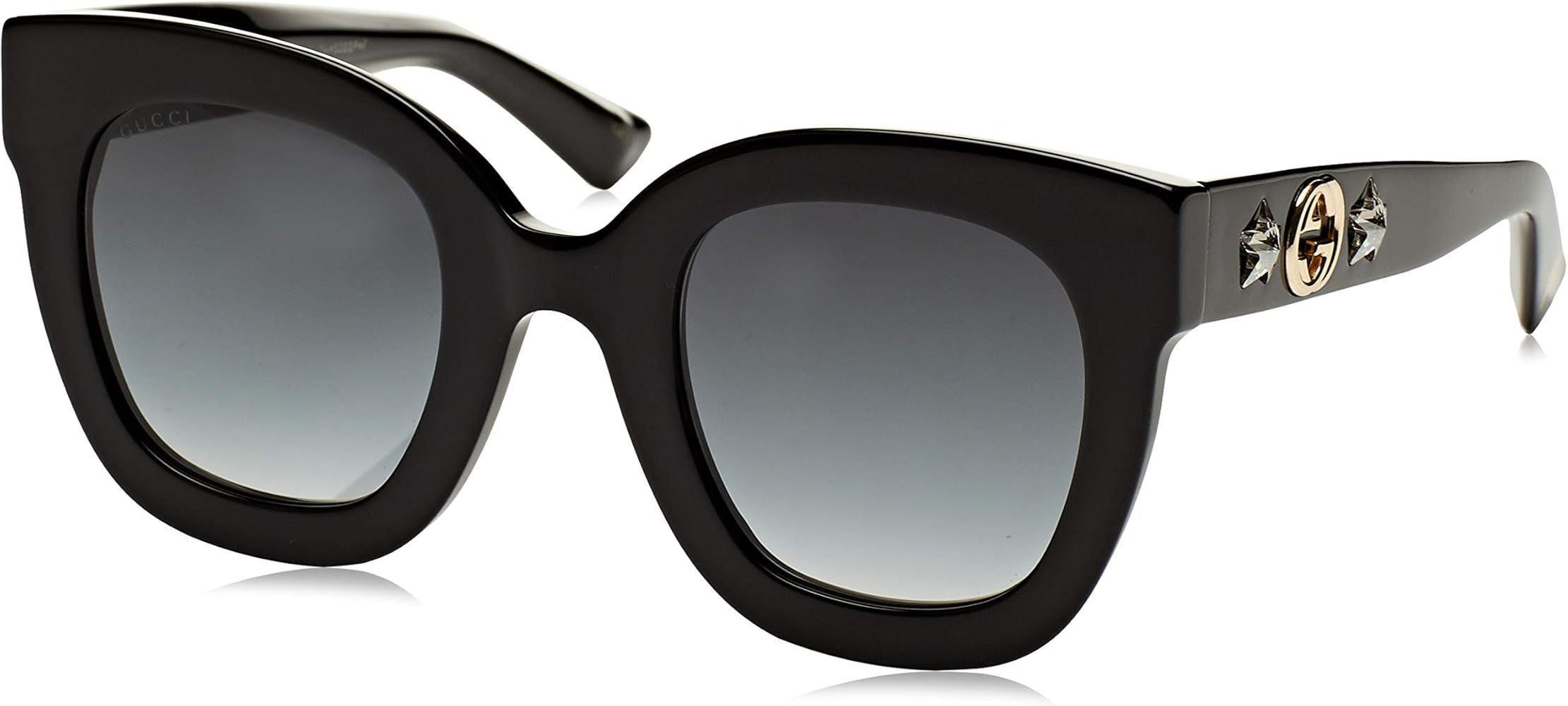 Gucci Women's Urban Stars Rectangle Sunglasses | Amazon (US)