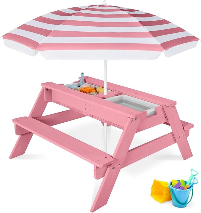 Pink Picnic Table Sensory | Amazon (US)
