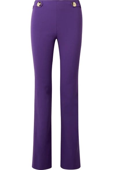 Emilio Pucci - Wool-blend Slim-leg Pants - Purple | NET-A-PORTER (US)