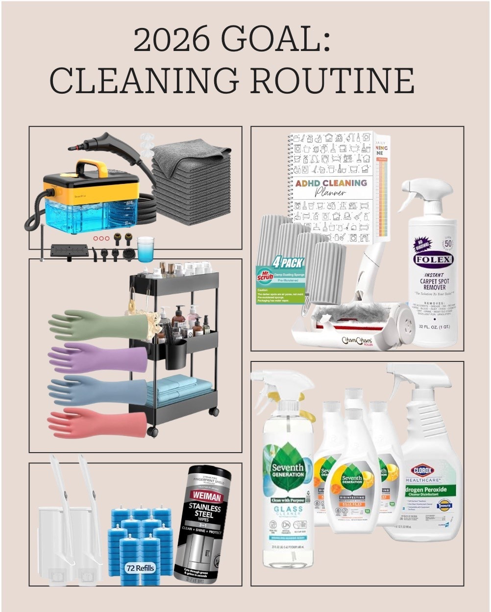 We’re closing out the first official week of 2026 - how are you doing with your resolutions?! Those that let go of their resolutions typically do so by February. Don’t let that be you! Here’s a quick round up of a few of my favorites to keep me on my schedule with my household cleaning. These are some of the best cleaning products and supplies I’ve found and use in my own home!

#newyears #newyearsresolutions #cleaning #cleaningsupplies #bestcleaningsupplies #cleaninghacks 

#LTKdayinmylife #LTKHome #LTKstorytime