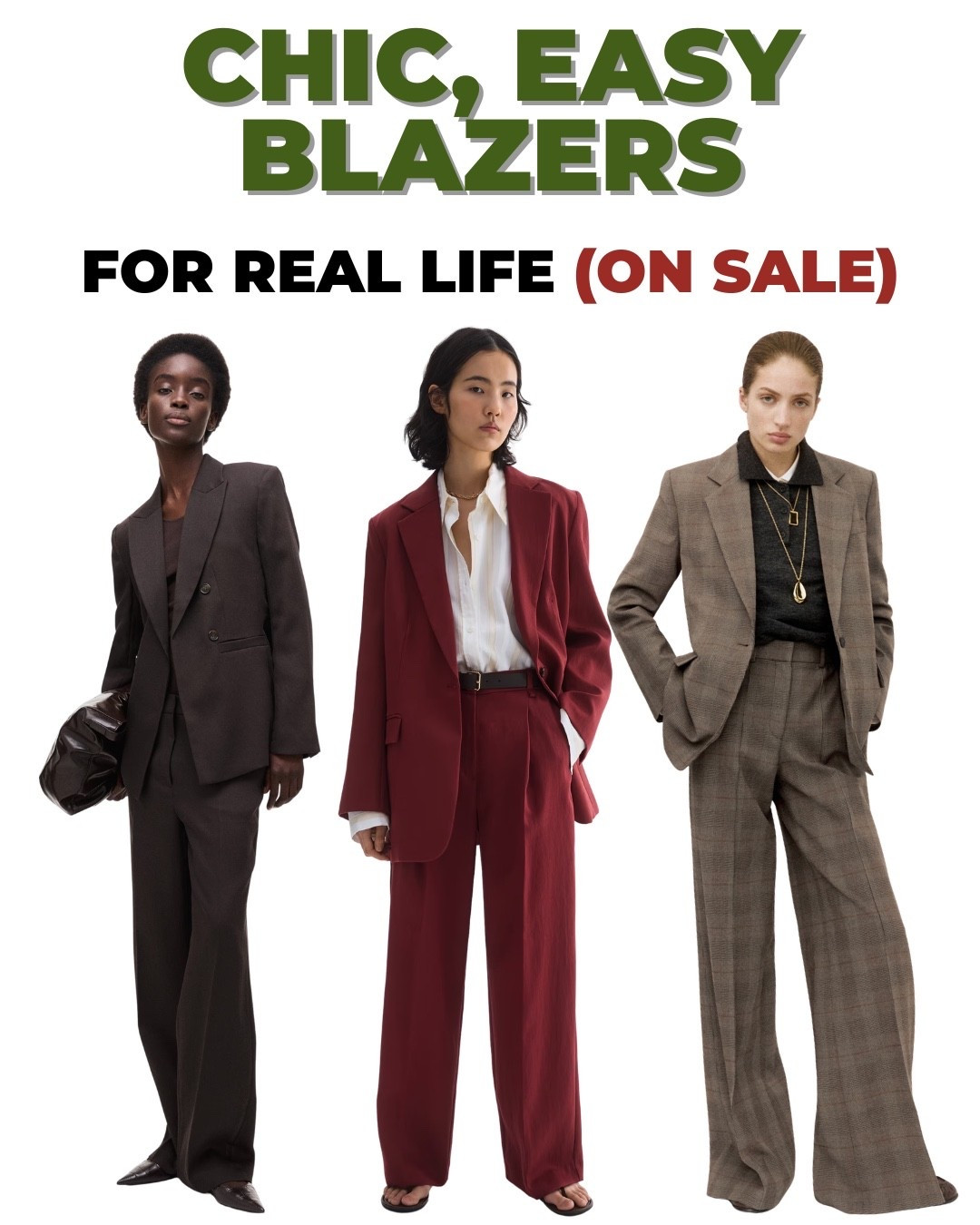 These are the blazers that fix your outfit in 10 seconds.
Structured, easy, and actually wearable — plus they’re on sale.

#LTKsale #LTKcanada #LTKworkwear