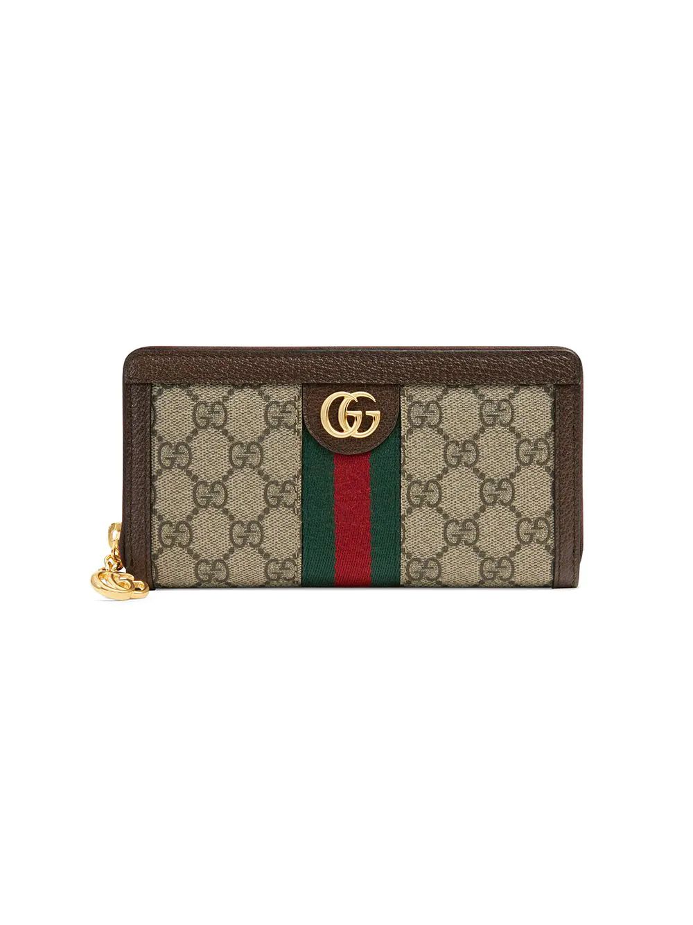 Gucci Ophidia GG zip around wallet - Neutrals | FarFetch US