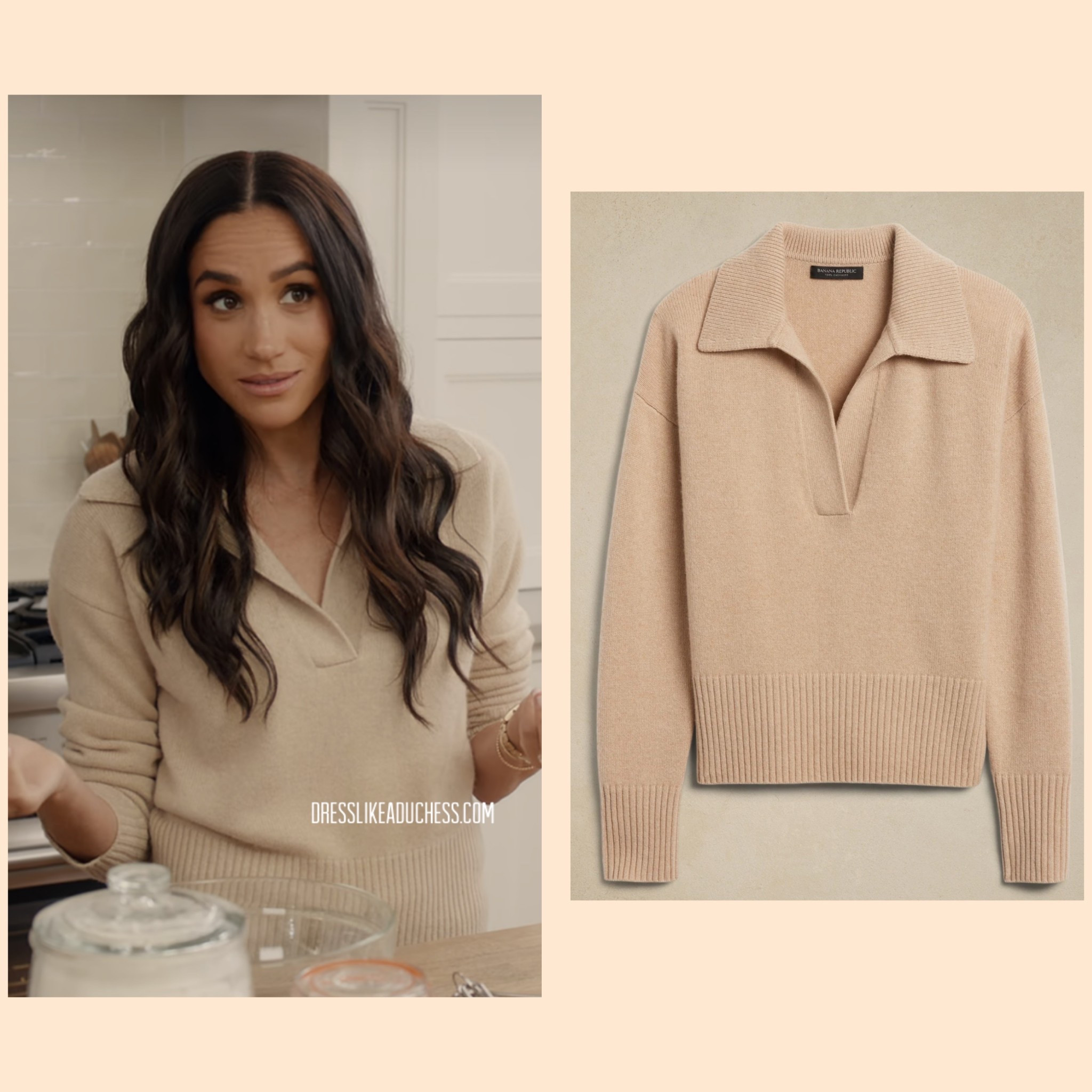 Meghan Markle wearing Banana Republic Luna sweater 
