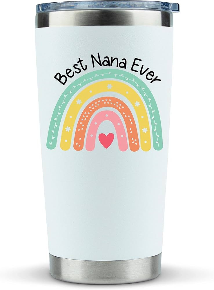 Nana Gifts Tumbler Mug - Best Nana Ever 20oz Tumbler with Straws -Unique Gift Idea for Grandma, F... | Amazon (US)