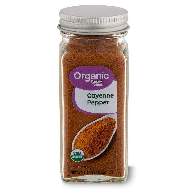 Great Value Organic Cayenne Pepper, 1.7 oz | Walmart (US)